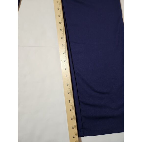 HISKYWIN Small Women’s Activewear Pants – Long Inseam, Navy Blue - Picture 4 of 7